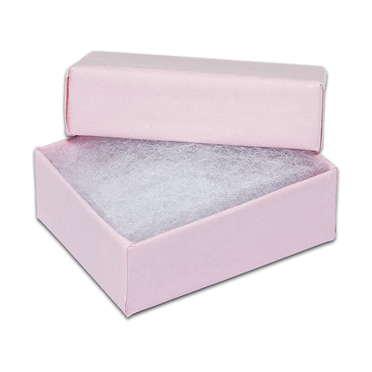 #10 - 1 7/8" x 1 1/4" x 5/8"H Pink Cotton Filled Box