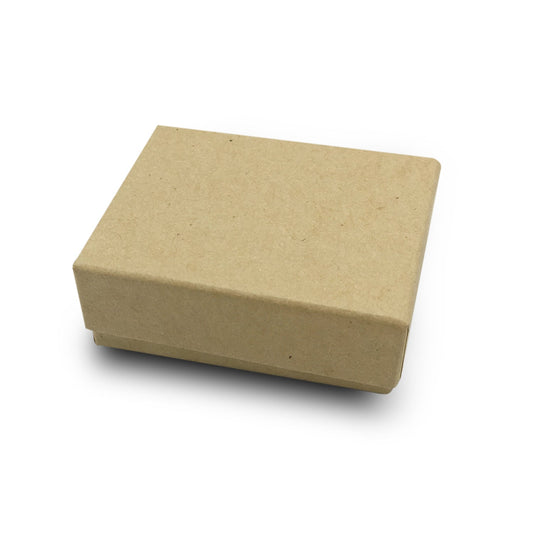 #𝑲𝟏𝟎 - 1 7/8" x 1 1/4" x 5/8" Kraft Cotton Filled Paper Box