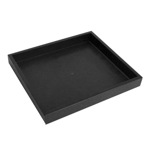 Black Stackable Jewelry Tray-Half Size-1"