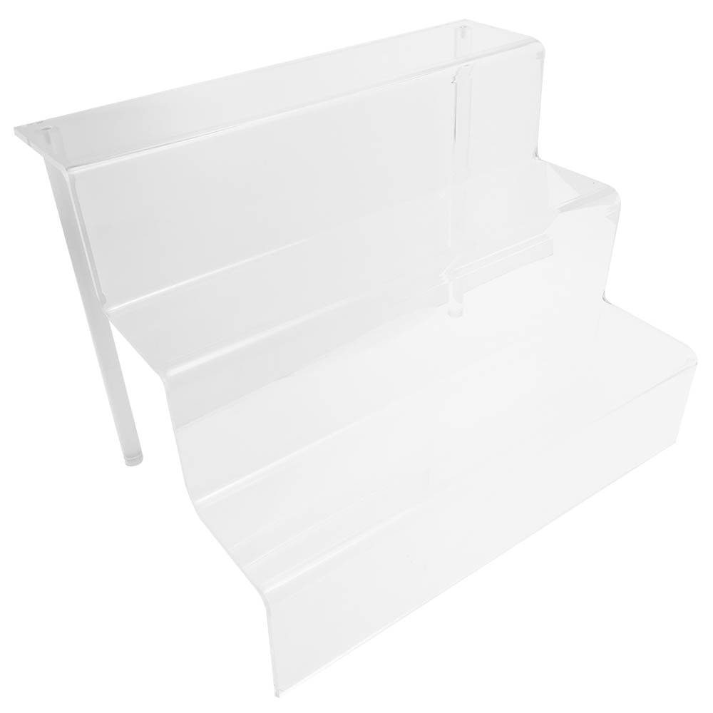 Clear Acrylic 3 Tier Riser Shelves Display Stand – Jewelry Displayz