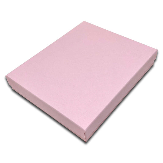 #65 - 6 1/8" x 5 1/8" x 1 1/8"H Pink Cotton Filled Box
