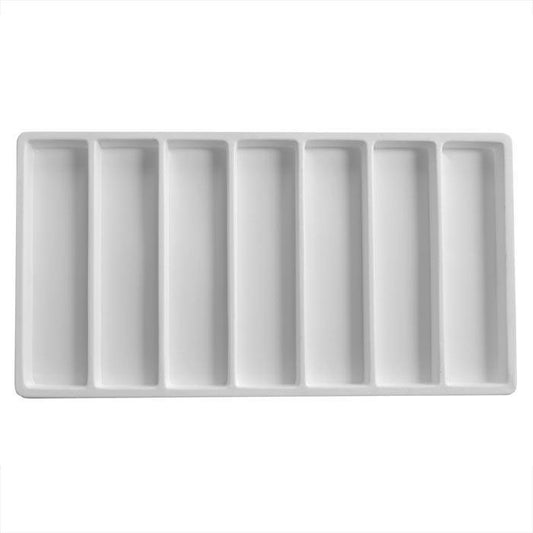 Full Size White 7 Compartment Jewelry Bracelet Tray Liner Insert