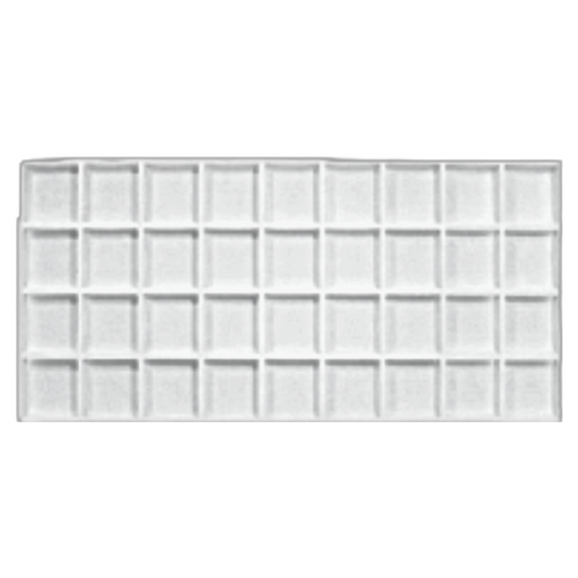 Full Size White 36 Compartment Jewelry Tray Liner Insert