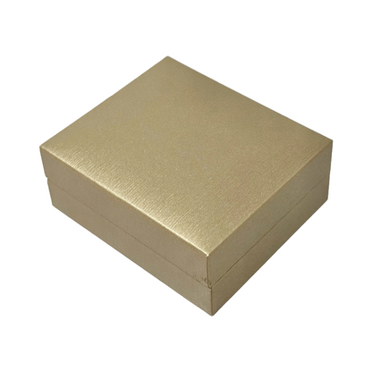 Luxury Linen Gold Necklace Pendant Gift Box