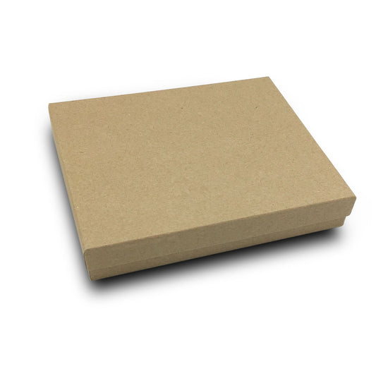 #K65 - 6 1/8" x 5 1/8" Kraft Paper Cotton Filled Box
