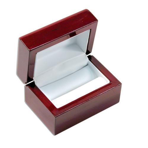 Red Rosewood Dual Jewelry Ring Gift Packaging Boxes